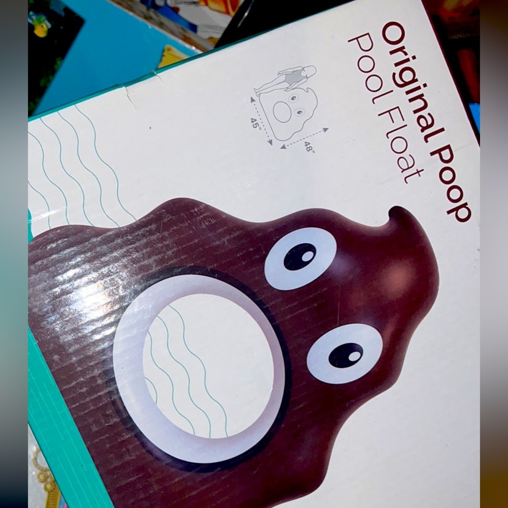 New Poop emoji pool float